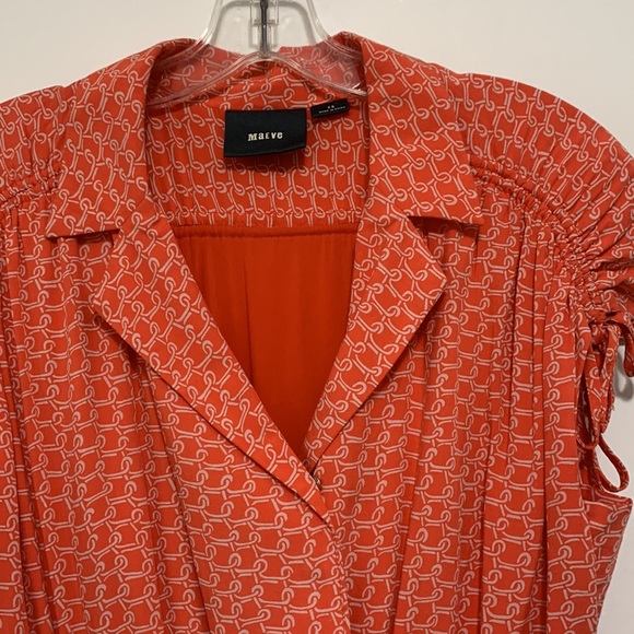 Anthropologie Maeve Coral Dress - Picture 3 of 7